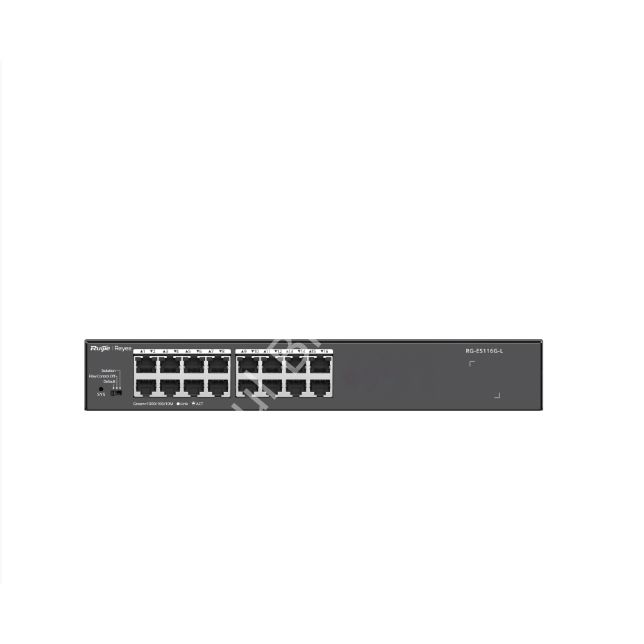 RUIJIE REYEE RG-ES116G-L 16 PORT 10/100/1000 YONETILEMEZ RACK MOUNT SWITCH METAL KASA