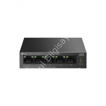 TP-LINK LS105LP 5 PORT 10/100 4 PORT POE YONETILEMEZ DESKTOP SWITCH METAL KASA