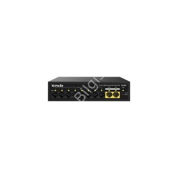 TENDA S110PC 10 PORT 10/100 8 PORT POE 2 PORT UPLINK 80W YONETILEMEZ DESKTOP SWITCH