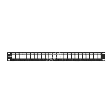 AGER AC-610-24 MODULER UTP/FTP CAT6/CAT6A 24 PORT BOŞ 1U ZIRHLI PATCH PANEL