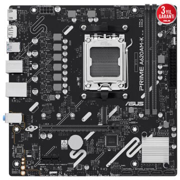ASUS PRIME A620AM-K 2xDDR5 VGA+HDMI 1xM2 AM5 ANAKART