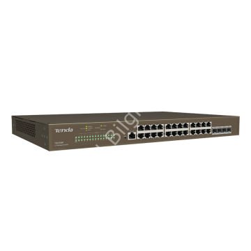 TENDA TEG3328F 28 PORT 10/100/1000 4 X SFP YONETILEBILIR RACK MOUNT SWITCH