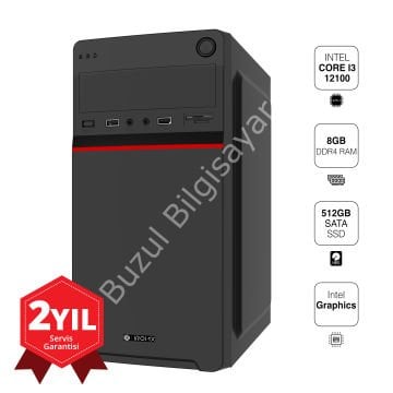 IROMX IRB25-303 I3-12100 8GB 512GB SSD O/B KASA