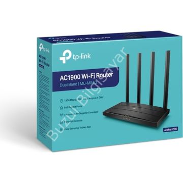 TP-LINK ARCHER C80 AC1900 1900MBPS 4 PORT DUALBAND ROUTER