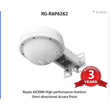 RUIJIE REYEE RG-RAP6262 Wi-Fi 6 AX3000 1 PORT RJ-45 + 1 PORT SFP 2.4 GHZ & 5 GHZ POE ADAPTORSUZ OUTDOOR MESH ACCESS POIN