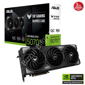 ASUS TUF-RTX5070TI-O16G-GAMING RTX5070TI 16GB GDDR7 256Bit 3xDP/1xHDMI