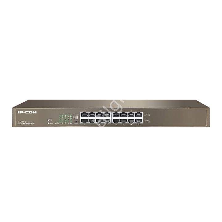 IP-COM IP-G1016G 16 PORT 10/100/1000 YONETILEMEZ RACK MOUNT SWITCH METAL KASA
