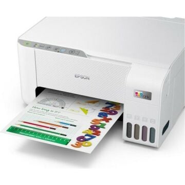 Epson EcoTank L3256 Renkli Tanklı Yazıcı Baskı-Tarama- Kopya - (USB, WiFi, Wi-Fi Direct) + ORİJİNAL EPSON Mürekkep C11CJ67411