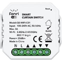 FONRİ WF3-EL3-0201-11 WIFI KABLOSUZ CP03 AKILLI PERDE PANJUR ANAHTAR
