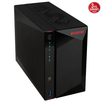 ASUSTOR AS5402T 4GB 2 BAY 2x 2.5GLAN DEPOLAMA ÜNİTESİ