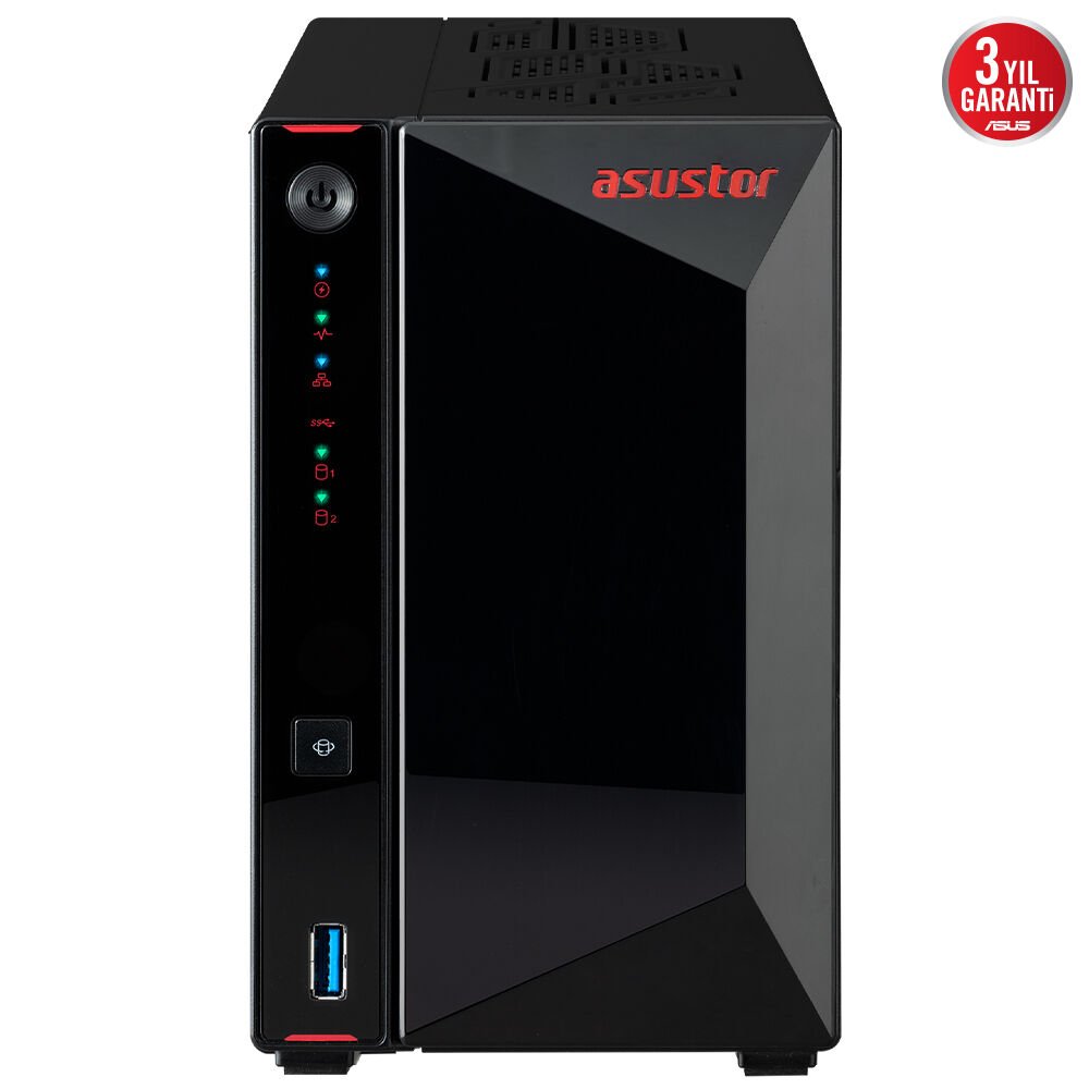 ASUSTOR AS5402T 4GB 2 BAY 2x 2.5GLAN DEPOLAMA ÜNİTESİ