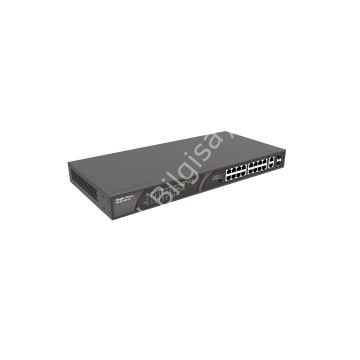 RUIJIE REYEE RG-ES118S-LP 16 PORT 10/100 16 PORT POE 2 X COMBO UPLINK 120W YONETILEMEZ RACK MOUNT SWITCH
