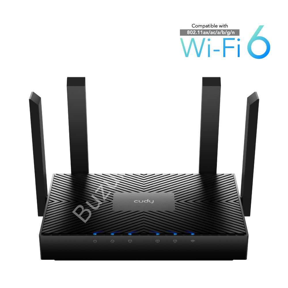 CUDY WR3000 AX3000 Wi-Fi 6 4PORT GIGABIT 4 ANTEN DUALBAND ROUTER