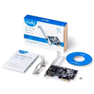 CUDY PE10 10/100/1000 PCI Express ETHERNET KARTI