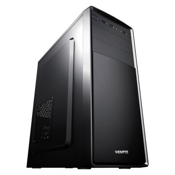 VENTO VS121S 350W 1x9CM ARKA + 1x12CM ÖN ATX 2xUSB2.0/1xUSB3.0 SİYAH KASA