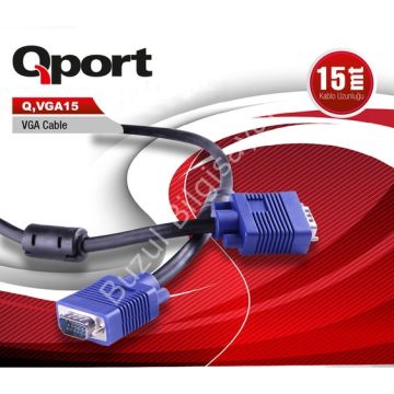 QPORT Q-VGA15 15MT VGA KABLO