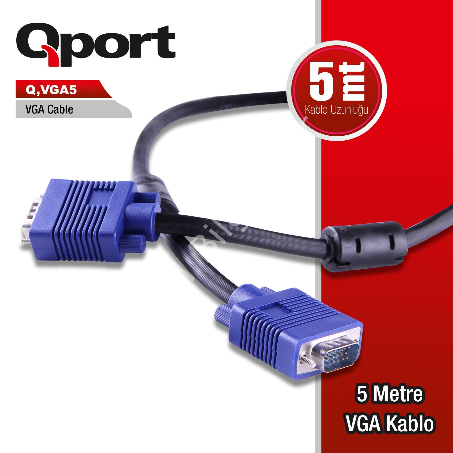 QPORT Q-VGA5 5MT VGA KABLO