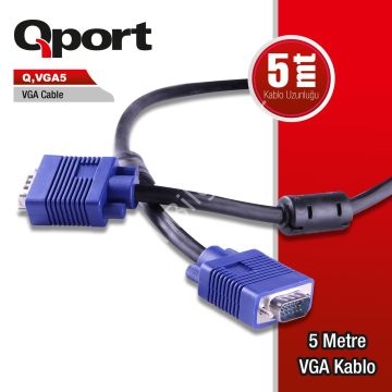 QPORT Q-VGA5 5MT VGA KABLO
