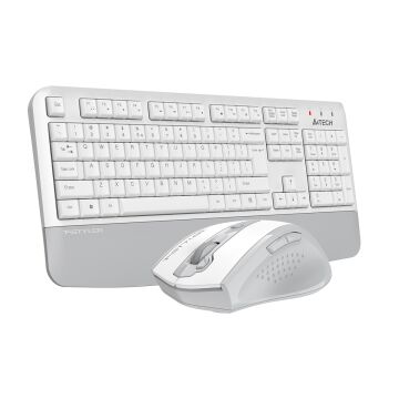 A4 TECH FG2500S PLUS KABLOSUZ MULTİMEDYA BEYAZ/GRİ 2.4 GHz /3200 DPI Q KLAVYE+MOUSE