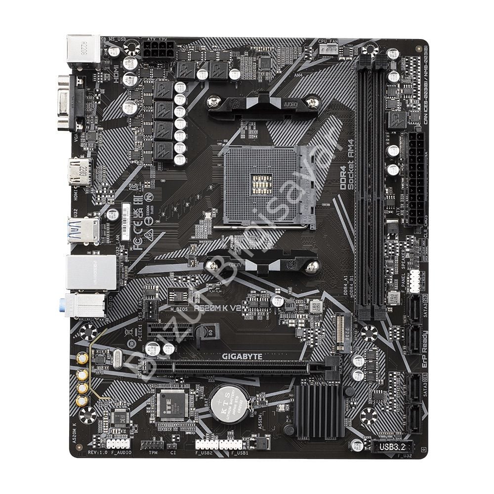 GIGABYTE A520M-K-V2 2xDDR4 VGA+HDMI 1xM2 AM4 ANAKART