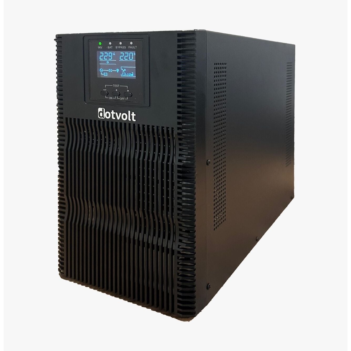 DOTVOLT MN PLUS 6KVA (DAHİLİ MANUEL BY-PASS) 16x12V/9AH 1F/1F ONLİNE UPS