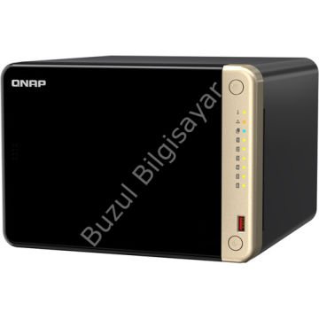 QNAP TURBONAS TS-664-8G 8GB 6 BAY 2xGLAN NAS DEPOLAMA ÜNİTESİ