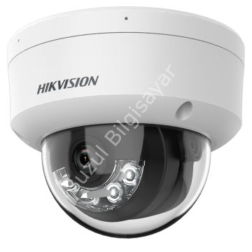 HIKVISION DS-2CD1141G2-LIUF 4MP 2.8MM 20MT DAHİLİ SESLİ H265  SMART HYBRID LIGHT IP DOME KAMERA