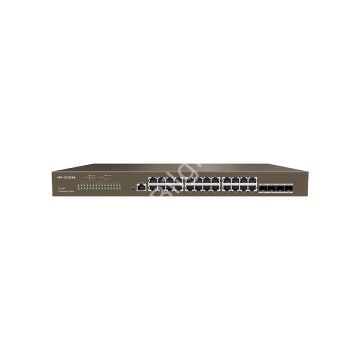 IP-COM IP-G3328F 26 PORT 10/100/1000 4 X SFP CLOUD YÖNETİLEBİLİR RACK MOUNT SWITCH