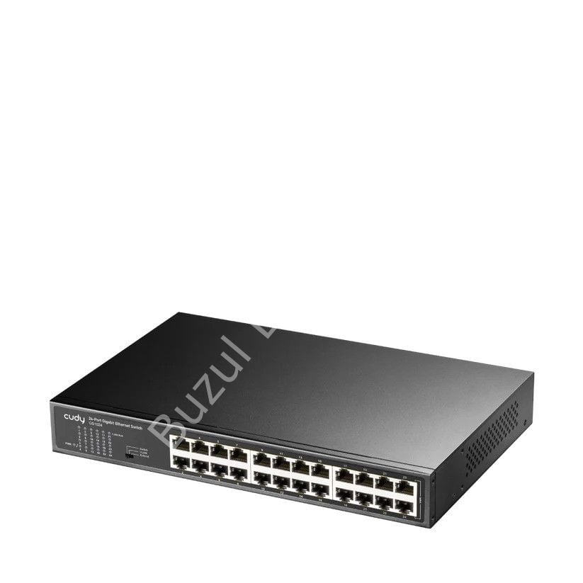 CUDY GS1024 24 PORT 10/100/1000 YONETILEMEZ RACK MOUNT SWITCH METAL KASA