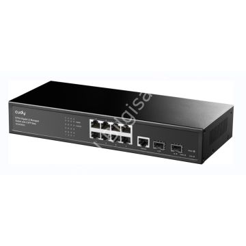 CUDY GS2008S2 8 PORT 10/100/1000 YONETILEBILIR RACK MOUNT SWITCH