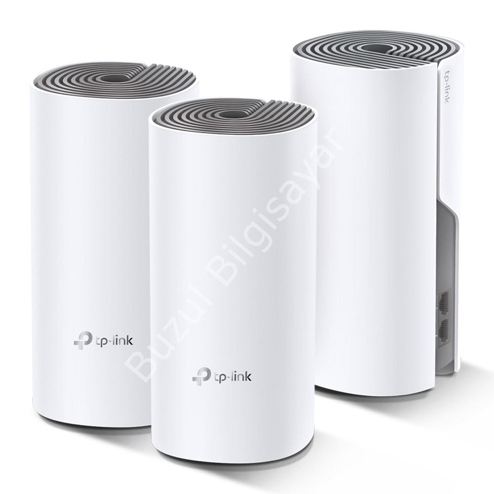 TP-LINK DECO E4(3-PACK) AC1200 2.4 GHZ & 5 GHZ MESH WIFI INDOOR ACCESS POİNT/ROUTER