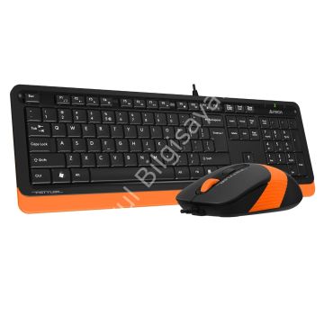A4 TECH F1010 KABLOLU USB STANDART TURUNCU Q KLAVYE+MOUSE