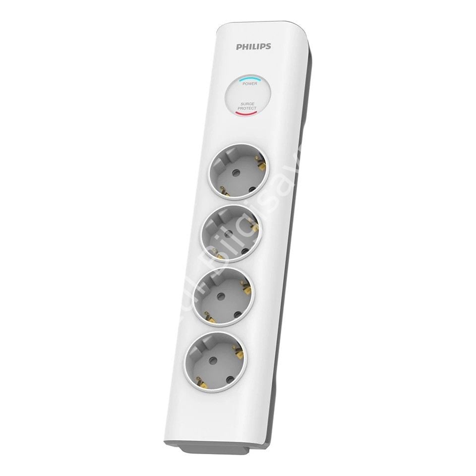 PHILIPS SPN7040WA/62 600J 4'LÜ / 2M AKIM KORUMALI PRİZ