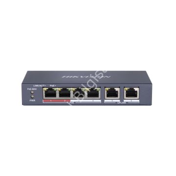 HIKVISION DS-3E0106P-E/M 10/100 4 PORT POE 2 PORT UPLINK FAST ETHERNET SWITCH