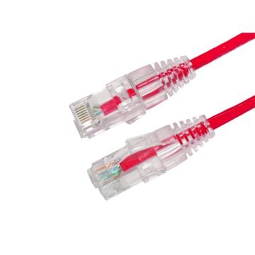 ODS C6-UTP-LSZH-RED 1MT UTP CAT6 PATCH CORD LSOH KIRMIZI 4x2x24# 24 AWG
