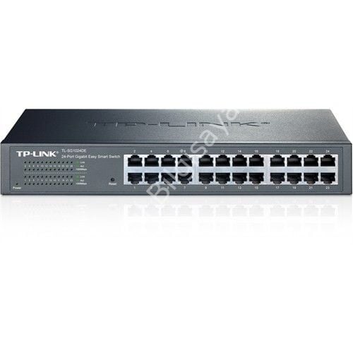 TP-LINK TL-SG1024DE 24 PORT 10/100/1000 YONETILEMEZ RACK MOUNT SWITCH
