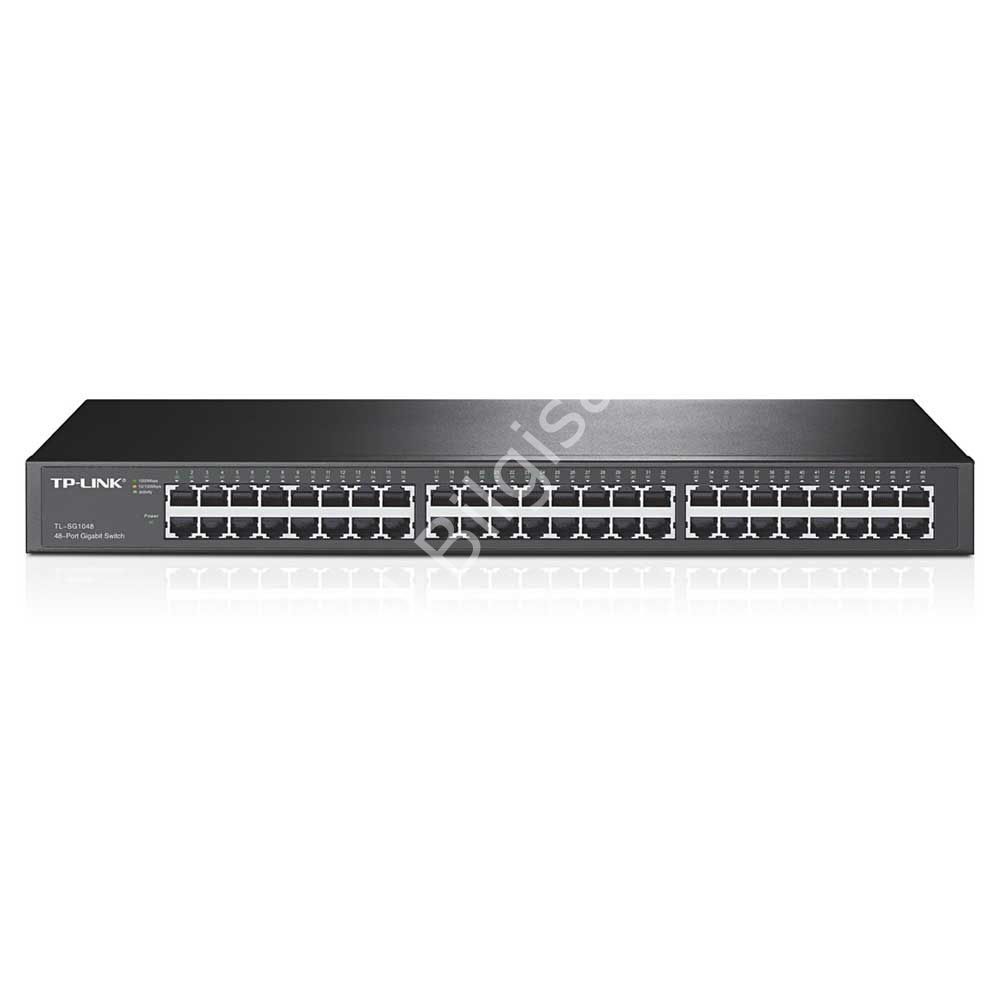 TP-LINK TL-SG1048 48 PORT 10/100/1000 24 PORT YONETILEMEZ RACK MOUNT SWITCH