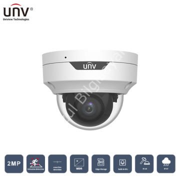 UNIVIEW IPC3532LB-ADEZK-H 2MP 2.8MM MOTORİZE 40MT H265+ IP67/IK10 DAHİLİ SES IP DOME KAMERA