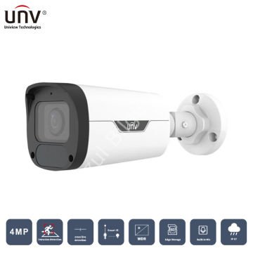 UNIVIEW IPC2324LB-ADEZK-H 4MP 2.8-12MM MOTORIZE 50MT H265+ IP67/IK10 DAHİLİ SES IR BULLET IP KAMERA