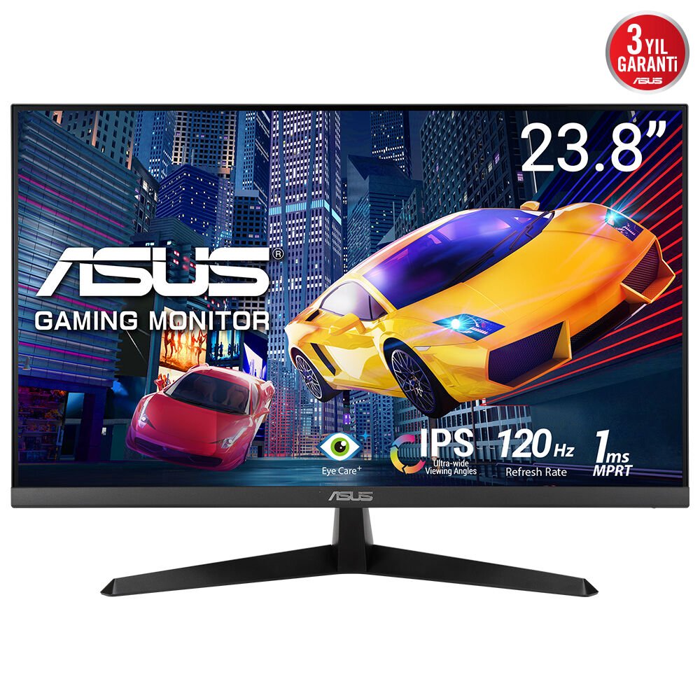 ASUS VY249HGR 23.8'' 1MS 120Hz VGA/HDMI VESA IPS LED GAMING MONITOR