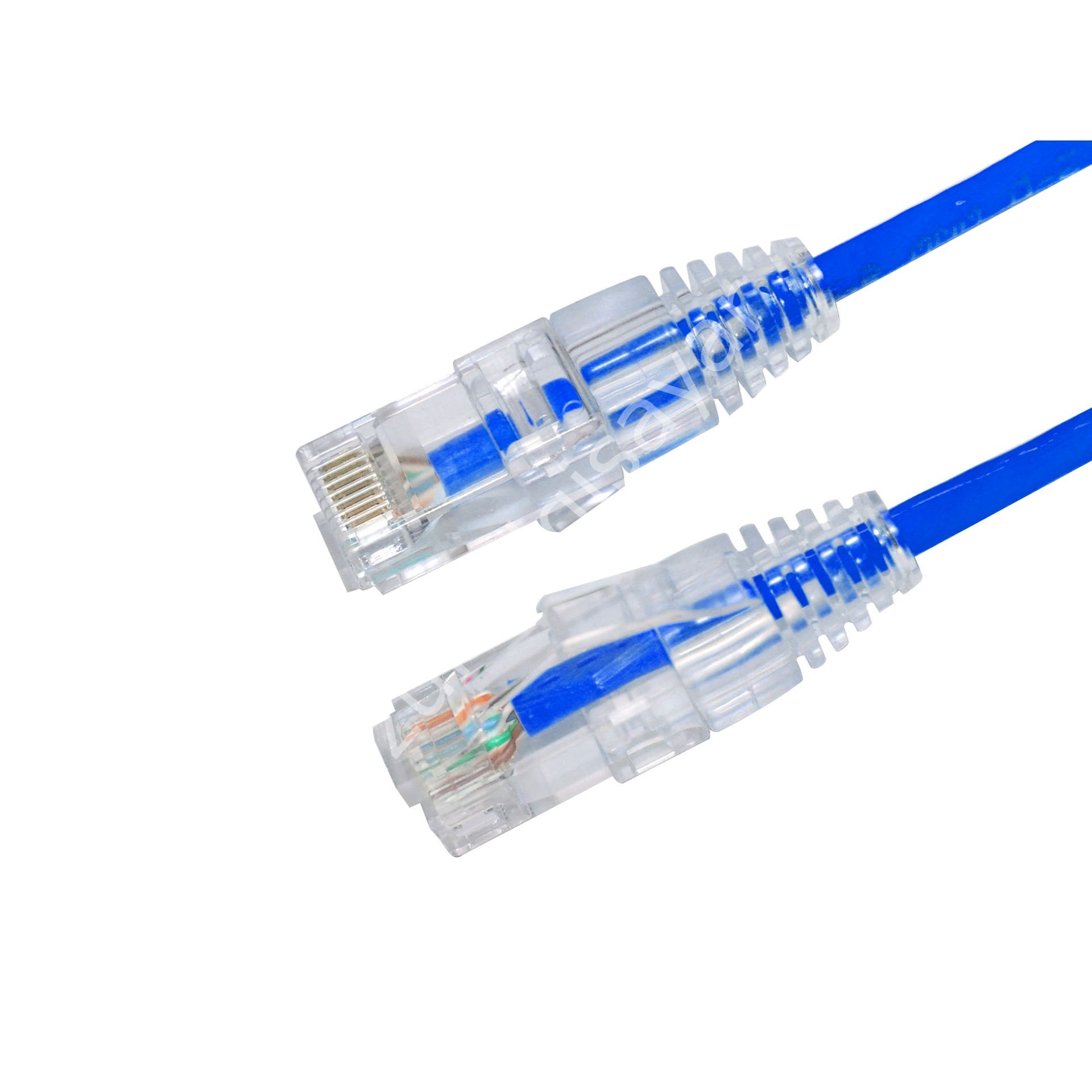 AGER AC-602-0015 15CM UTP SLIM CAT6 PATCH KABLO MAVİ Cu, LSZH AWG 28
