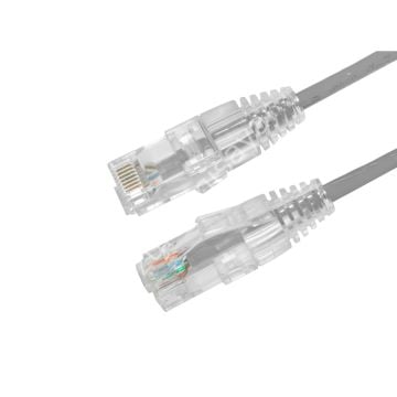 AGER AC-602-0015 15CM UTP SLIM CAT6 PATCH KABLO GRI Cu, LSZH AWG 28