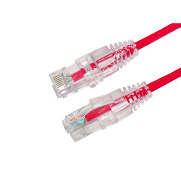 AGER AC-602-0015 15CM UTP SLIM CAT6 PATCH KABLO KIRMIZI Cu, LSZH AWG 28