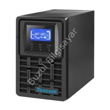 TESCOM TEOS 1KVA 5-10DK 2x12V/9AH 1F/1F ONLİNE UPS 900040340
