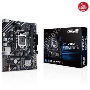 ASUS PRIME H510M-F R3.0 H510 2xDDR4 HDMI 1xGLAN 1xM.2 1200Pin ANAKART