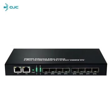 ODS 08ODS-8S2P 8 PORT SFP 10/100/1000 2 X UPLINK YONETILEMEZ  SWITCH