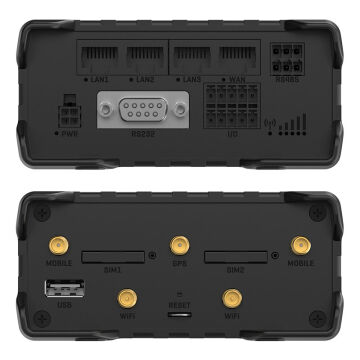 TELTONİKA RUT906 150MBPS 4 PORT 3XLAN/1XWAN RS232, RS485 2 ANTEN 802.11b/g/n (Wi-Fi 4) 4G LTE INDOOR 2 X SIM YUVASI ENDÜ