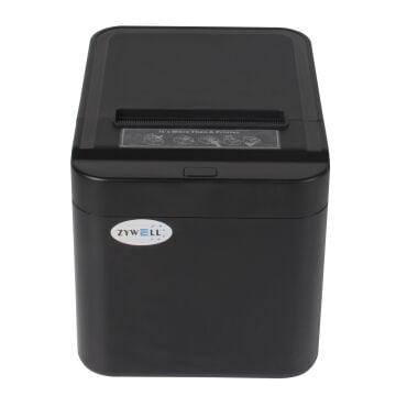 ZYWELL ZY-Q822 THERMAL / OTOMATİK KESİCİLİ USB+ETHERNET SLİP YAZICI 200MM/s / 80MM SİYAH