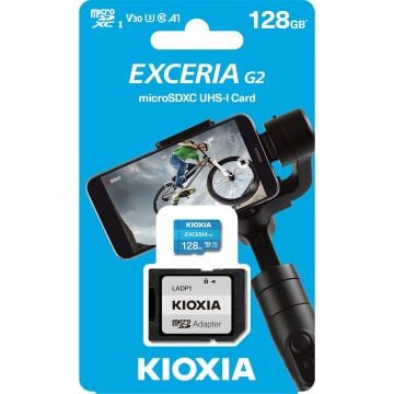 KIOXIA EXCERIA 128GB MICRO SDXC CLASS10 160/50MB/s HAFIZA KARTI LMEX3L128GG2