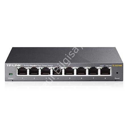 TP-LINK TL-SG108E 8 PORT 10/100/1000 YONETILEBILIR DESKTOP SWITCH